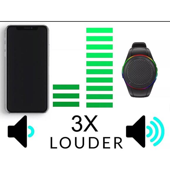 Frewico X10 Bluetooth Speaker Watch MP3 Player Waterproof with TWS+Voice Control